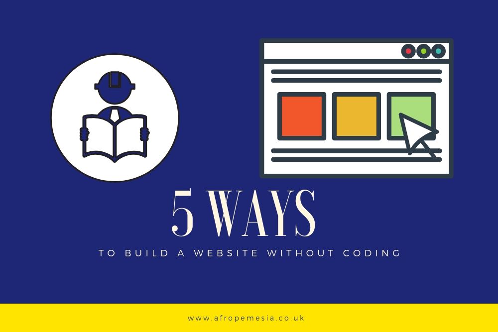 top 5 ways to build a website without coding